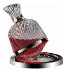 Decanter Vinho 1,5l Vidro Giratório 360°
