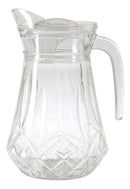 Jarra para Bebidas em Vidro Transparente 1,3 Litros com Tampa