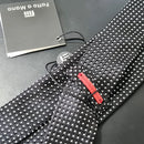 Gravata Preta Fatto A Mano 1200 Fios Microseda