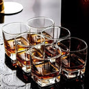 Copo De Whisky Vidro Licor 6 Peças 255ml Transparente