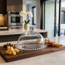 Queijeira de Cristal Coração Luxo com Tampa – Mesa Posta Transparente