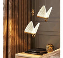 Luminária Pendente Borboleta Cristal Libélula Dourada 24cm 127/220v Dourado