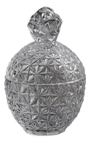 Açucareiro De Vidro Lapidado Diamonds 350g Incolor