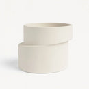 Vaso Decorativo Cerâmica Creme Floral Elegante – Médio