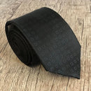 Gravata Preta Fatto A Mano 1200 Fios Microseda