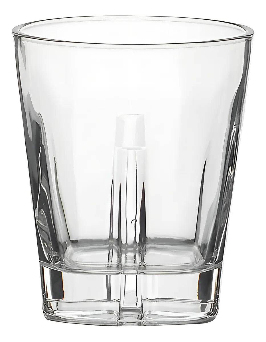 Kit 6 Copos Baixos de Vidro 330ml para Whisky Haüskraft – Transparente, Elegante e Resistente