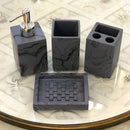 Kit Banheiro Lavabo Sabonete Liquído 4 Pçs Escova Pasta