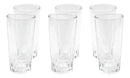 Jogo com 6 Copos de Vidro para Água/Suco 350 ml – Transparente (14 x 7 cm)