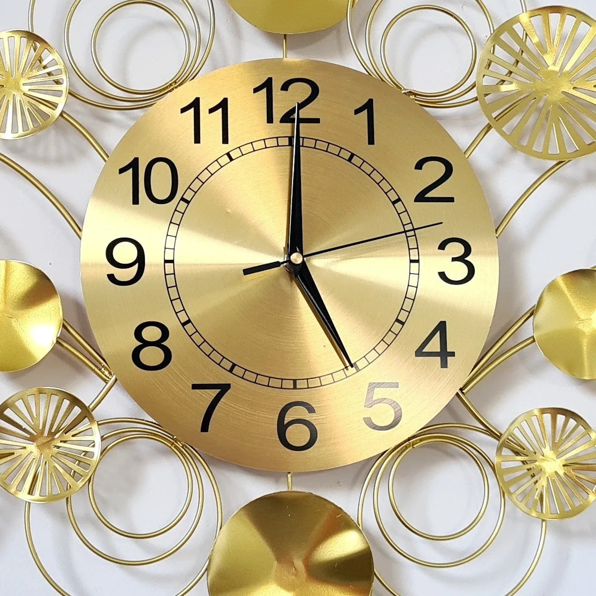 Relógio Decorativo Versailles 3D – 100cm | Dourado Intenso
