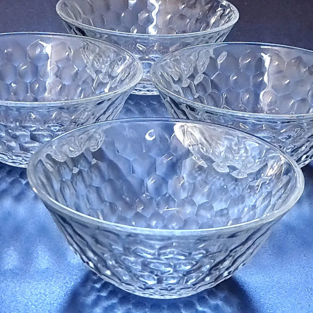 Jogo de Sobremesa em Vidro Bowl 250ml – Tigelas para Petiscos com 12 Peças