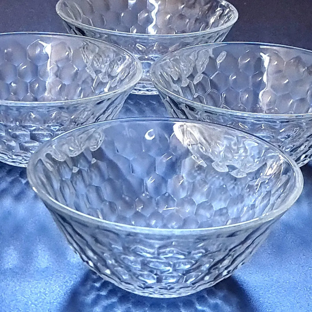 Jogo de Sobremesa em Vidro Bowl 250ml – Tigelas para Petiscos com 12 Peças