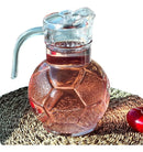 Jarra de Vidro Bola de Futebol com Tampa – 1800ml Incolor