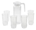 Jarra de Vidro com Tampa + Jogo com 6 Copos – 1,8L (1800ml)