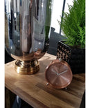 Luminária Candeeiro de Chão e Mesa Estilo Lampião 65x20 – Metal e Vidro