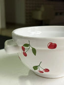 Tigela Bowl de Porcelana 500ml com Alça – Design Love Luxo | Ideal para Miojo, Sopas e Sobremesas