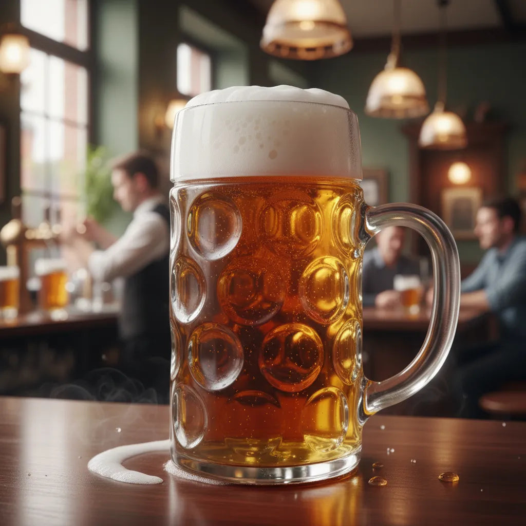 Caneca de Chopp Cerveja Tradicional Estilo Alemão 1L – Modelo Oktoberfest