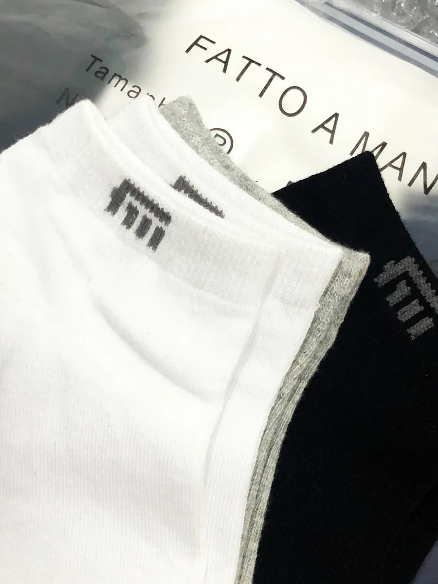 Kit 3 Meias Masculinas Fatto A Mano – Tam. Único 37 ao 43 (Branco, Cinza e Preto)