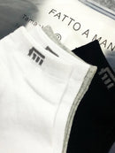Kit 3 Meias Masculinas Fatto A Mano – Tam. Único 37 ao 43 (Branco, Cinza e Preto)