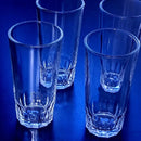 Jogo com 6 Copos de Vidro para Água/Suco 350 ml – Transparente (14 x 7 cm)