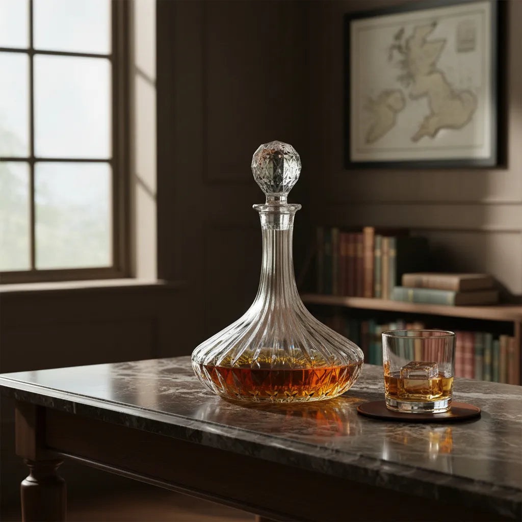 Decanter de Vidro para Whisky e Licor 900ml – Edição Limitada Luxo
