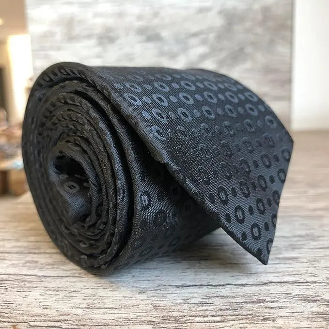 Gravata Preta Fatto A Mano 1200 Fios Microseda
