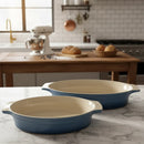 Kit 2 Travessas Assadeiras Degradê em Cerâmica com Alça – Elegância e Versatilidade na Cozinha