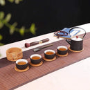 Porta-Copos em Vime com Suporte – Kit com 6 Peças | 10 cm | Marrom-claro