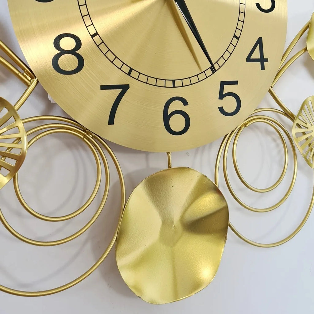 Relógio Decorativo Versailles 3D – 100cm | Dourado Intenso