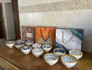 Jogo De 4 Tigelas Bowl Sortidas Porcelana + Caixa Presente Verde-claro
