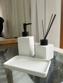 Kit Lavabo Completo Branco 3 Peças em Cerâmica