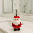 Dispenser Manual Sabonete Liquido Natal Papai Noel 235ml Vermelho