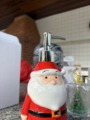 Dispenser Manual Sabonete Liquido Natal Papai Noel 235ml Vermelho