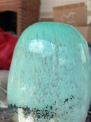 Vaso Decorativo Murano Vidro 26x17 Decor Luxo Verde