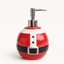 Dispenser Manual Sabonete Liquido Natal Papai Noel 400ml Vermelho