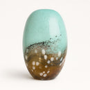 Vaso Decorativo Murano Vidro 26x17 Decor Luxo Verde