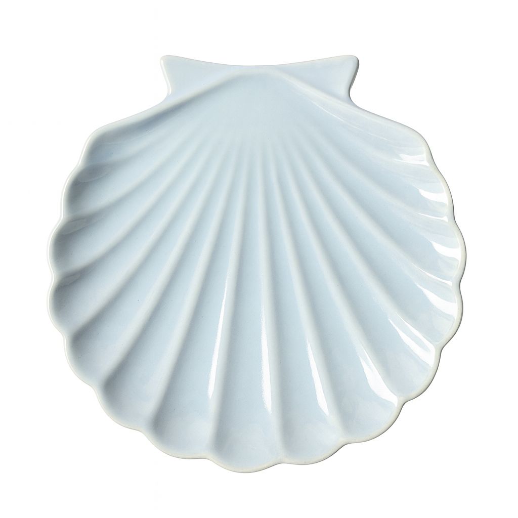 Bandeja Decorativa Porta Joias Porcelana Concha Luxo Lavabo