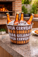 Balde de Cerveja Alumínio 5 Litros Marrom Hauskraft Modelo BGAD